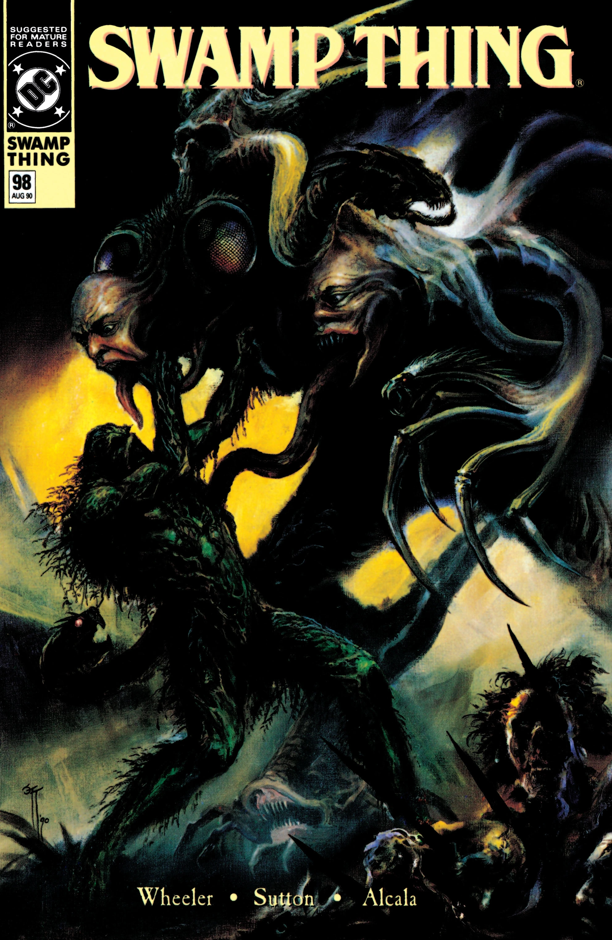 Swamp Thing #98 (DC, 1990 — Cover A) cover